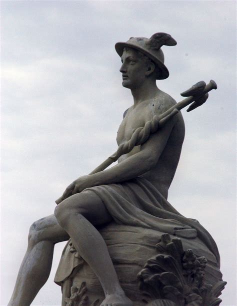 Statue of Hermes .